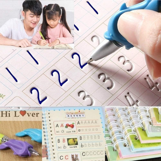Reusable Magic Practice Book Set – Number Tracing & Early Learning for Kids